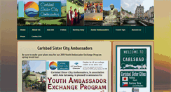 Desktop Screenshot of carlsbadambassadors.us